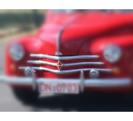 okrasné lišty a znak predného čela 4CV  kompletná sada
