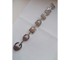 chromovaný kovový nápis Gordini