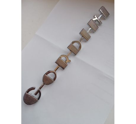 chromovaný kovový nápis Gordini