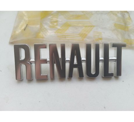 nápis  RENAULT na pérove zavlačky