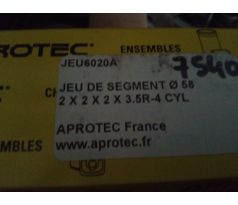 sada krúžkov vrtanie 58mm